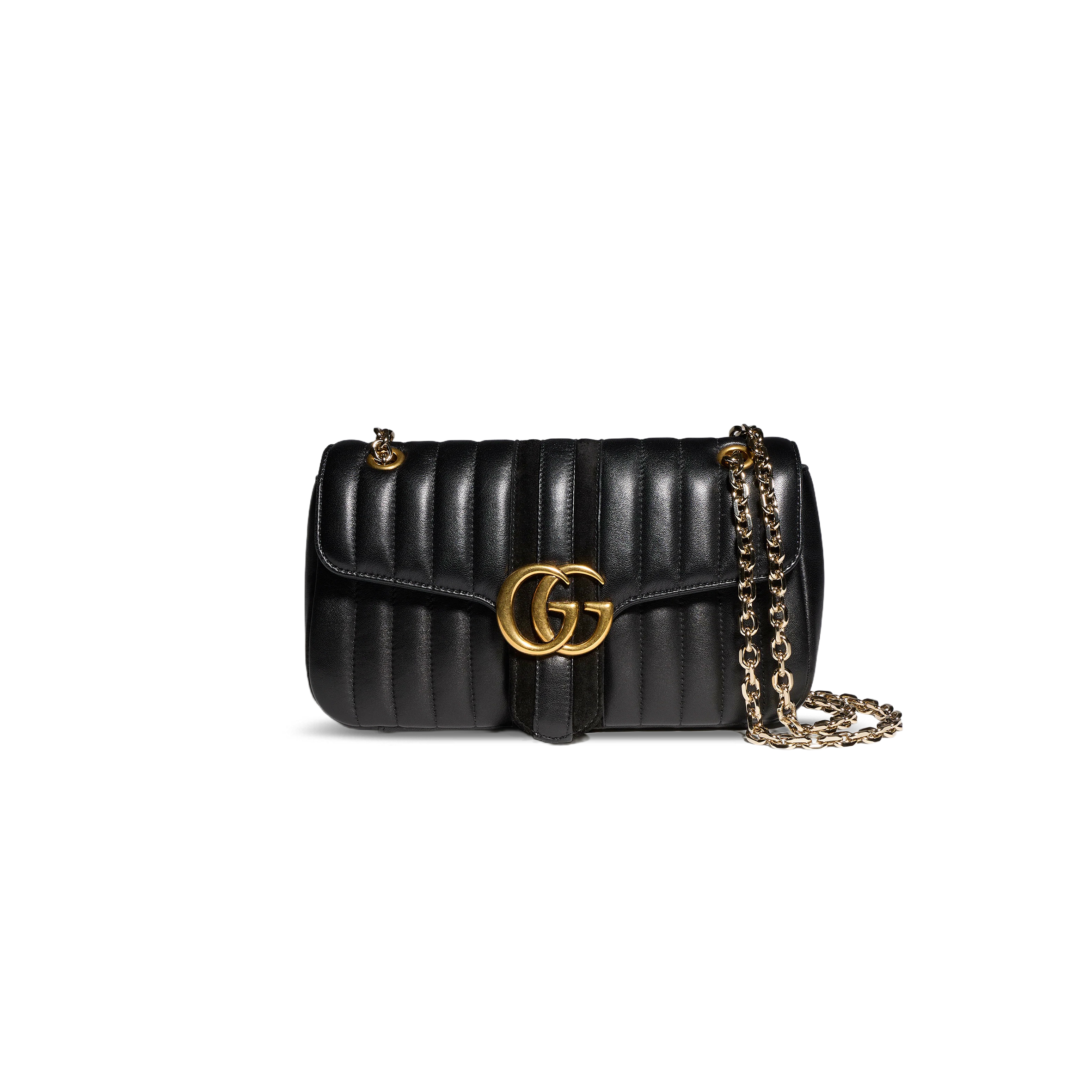 GUCCI JET SET GG MARMONT MEDIUM SHOULDER BAG A005XW (26*15*7cm)
